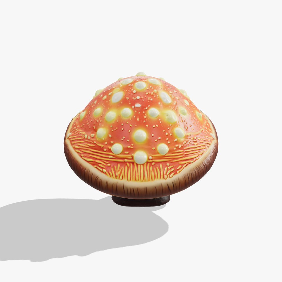 Glowing Magical Mushroom Model Pack for Fantasy Themes
